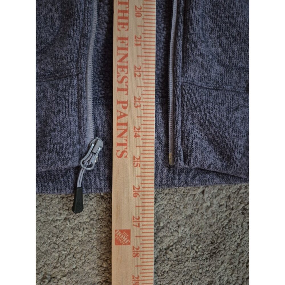 The North Face Womens Fleece JACKET Size L Purple Zip Up Cozy Casual - Picture 8 of 11